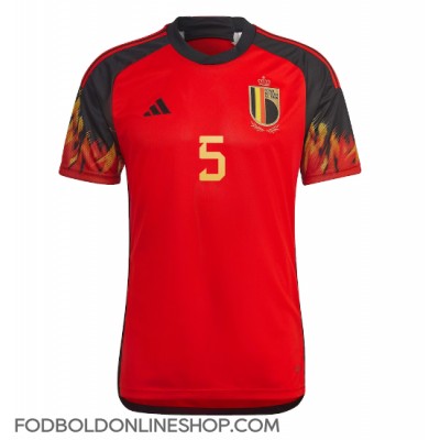 Belgien Jan Vertonghen #5 Hjemmebanetrøje VM 2022 Kortærmet